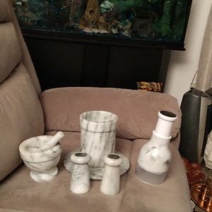 Vintage marble kitchen set
